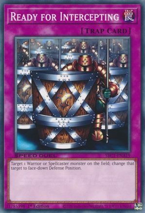 Ready for Intercepting (SBC1-ENA19) - Speed Duel: Streets of Battle City 1st Edition - Premium Yugioh Single from Konami - Just $0.25! Shop now at Game Crave Tournament Store