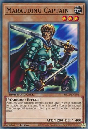 Marauding Captain (SBC1-ENB02) - Speed Duel: Streets of Battle City 1st Edition - Premium Yugioh Single from Konami - Just $0.25! Shop now at Game Crave Tournament Store