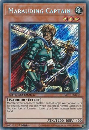 Marauding Captain (Secret Rare) (SBC1-ENB02) - Speed Duel: Streets of Battle City 1st Edition - Premium Yugioh Single from Konami - Just $0.55! Shop now at Game Crave Tournament Store
