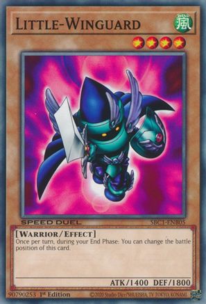 Little-Winguard (SBC1-ENB05) - Speed Duel: Streets of Battle City 1st Edition - Premium Yugioh Single from Konami - Just $0.08! Shop now at Game Crave Tournament Store