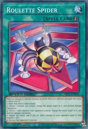 Roulette Spider (SBC1-ENB10) - Speed Duel: Streets of Battle City 1st Edition - Premium Yugioh Single from Konami - Just $0.25! Shop now at Game Crave Tournament Store
