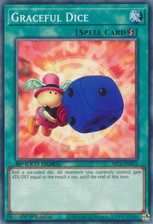 Graceful Dice (SBC1-ENB12) - Speed Duel: Streets of Battle City 1st Edition - Premium Yugioh Single from Konami - Just $0.25! Shop now at Game Crave Tournament Store