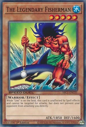 The Legendary Fisherman (SBC1-ENC01) - Speed Duel: Streets of Battle City 1st Edition - Premium Yugioh Single from Konami - Just $0.25! Shop now at Game Crave Tournament Store