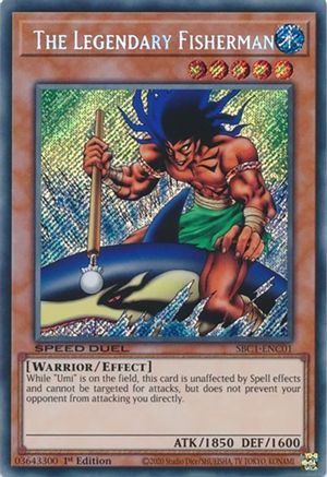 The Legendary Fisherman (Secret Rare) (SBC1-ENC01) - Speed Duel: Streets of Battle City 1st Edition - Premium Yugioh Single from Konami - Just $0.58! Shop now at Game Crave Tournament Store