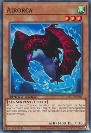 Airorca (SBC1-ENC02) - Speed Duel: Streets of Battle City 1st Edition - Premium Yugioh Single from Konami - Just $0.25! Shop now at Game Crave Tournament Store