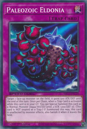 Paleozoic Eldonia (SBC1-ENC20) - Speed Duel: Streets of Battle City 1st Edition - Premium Yugioh Single from Konami - Just $0.25! Shop now at Game Crave Tournament Store