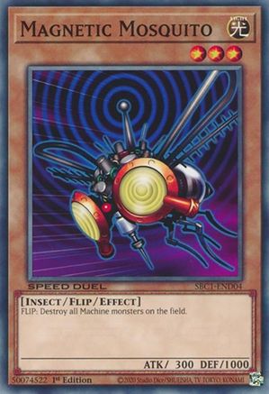 Magnetic Mosquito (SBC1-END04) - Speed Duel: Streets of Battle City 1st Edition - Premium Yugioh Single from Konami - Just $0.25! Shop now at Game Crave Tournament Store