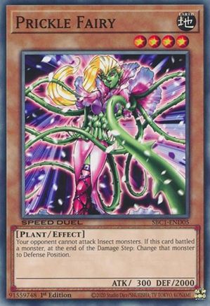 Prickle Fairy (SBC1-END05) - Speed Duel: Streets of Battle City 1st Edition - Premium Yugioh Single from Konami - Just $0.25! Shop now at Game Crave Tournament Store