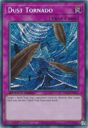 Dust Tornado (Secret Rare) (SBC1-END19) - Speed Duel: Streets of Battle City 1st Edition - Premium Yugioh Single from Konami - Just $3.33! Shop now at Game Crave Tournament Store