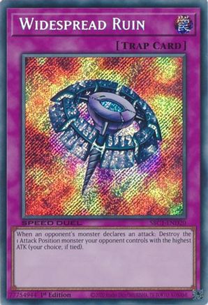 Widespread Ruin (Secret Rare) (SBC1-END20) - Speed Duel: Streets of Battle City 1st Edition - Premium Yugioh Single from Konami - Just $0.58! Shop now at Game Crave Tournament Store
