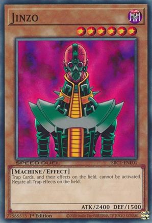 Jinzo (SBC1-ENE01) - Speed Duel: Streets of Battle City 1st Edition - Premium Yugioh Single from Konami - Just $0.25! Shop now at Game Crave Tournament Store
