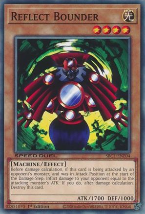 Reflect Bounder (SBC1-ENE04) - Speed Duel: Streets of Battle City 1st Edition - Premium Yugioh Single from Konami - Just $0.26! Shop now at Game Crave Tournament Store