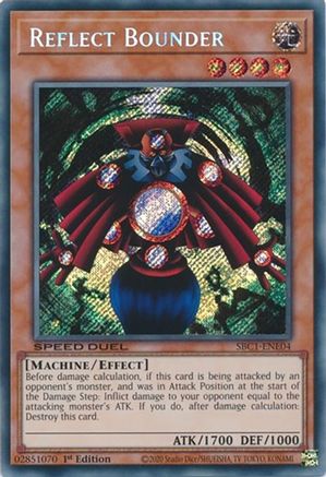 Reflect Bounder (Secret Rare) (SBC1-ENE04) - Speed Duel: Streets of Battle City 1st Edition - Premium Yugioh Single from Konami - Just $0.53! Shop now at Game Crave Tournament Store