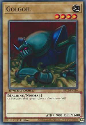 Golgoil (SBC1-ENE10) - Speed Duel: Streets of Battle City 1st Edition - Premium Yugioh Single from Konami - Just $0.08! Shop now at Game Crave Tournament Store