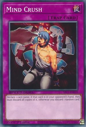 Mind Crush (SBC1-ENE19) - Speed Duel: Streets of Battle City 1st Edition - Premium Yugioh Single from Konami - Just $0.26! Shop now at Game Crave Tournament Store