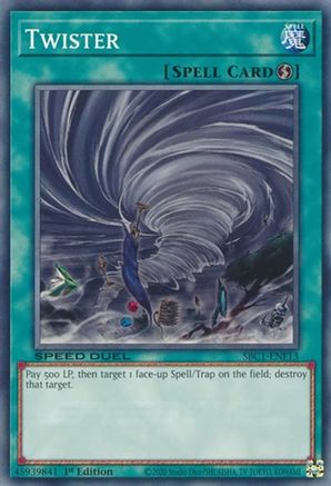 Twister (SBC1-ENF13) - Speed Duel: Streets of Battle City 1st Edition - Premium Yugioh Single from Konami - Just $0.25! Shop now at Game Crave Tournament Store