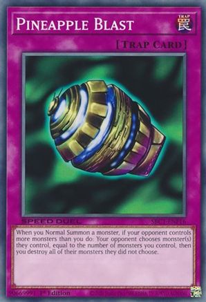 Pineapple Blast (SBC1-ENF16) - Speed Duel: Streets of Battle City 1st Edition - Premium Yugioh Single from Konami - Just $0.25! Shop now at Game Crave Tournament Store