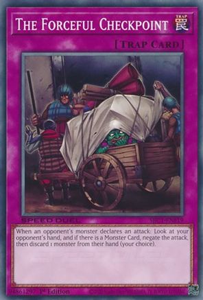 The Forceful Checkpoint (SBC1-ENF19) - Speed Duel: Streets of Battle City 1st Edition - Premium Yugioh Single from Konami - Just $0.25! Shop now at Game Crave Tournament Store