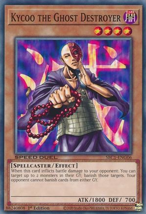 Kycoo the Ghost Destroyer (SBC1-ENG06) - Speed Duel: Streets of Battle City 1st Edition - Premium Yugioh Single from Konami - Just $0.43! Shop now at Game Crave Tournament Store
