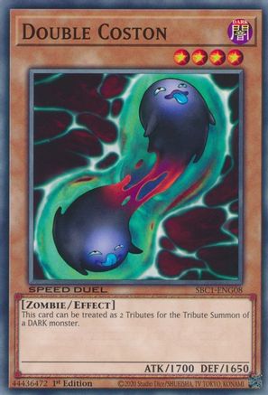 Double Coston (SBC1-ENG08) - Speed Duel: Streets of Battle City 1st Edition - Premium Yugioh Single from Konami - Just $0.25! Shop now at Game Crave Tournament Store