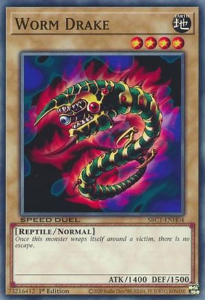 Worm Drake (SBC1-ENH04) - Speed Duel: Streets of Battle City 1st Edition - Premium Yugioh Single from Konami - Just $0.25! Shop now at Game Crave Tournament Store
