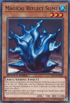 Magical Reflect Slime (SBC1-ENH08) - Speed Duel: Streets of Battle City 1st Edition - Premium Yugioh Single from Konami - Just $0.25! Shop now at Game Crave Tournament Store