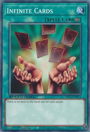Infinite Cards (SBC1-ENH13) - Speed Duel: Streets of Battle City 1st Edition - Premium Yugioh Single from Konami - Just $0.25! Shop now at Game Crave Tournament Store