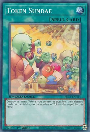 Token Sundae (SBC1-ENH14) - Speed Duel: Streets of Battle City 1st Edition - Premium Yugioh Single from Konami - Just $0.25! Shop now at Game Crave Tournament Store