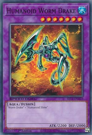 Humanoid Worm Drake (SBC1-ENH19) - Speed Duel: Streets of Battle City 1st Edition - Premium Yugioh Single from Konami - Just $0.25! Shop now at Game Crave Tournament Store