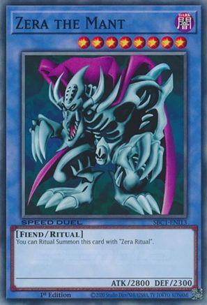 Zera the Mant (SBC1-ENI13) - Speed Duel: Streets of Battle City 1st Edition - Premium Yugioh Single from Konami - Just $0.23! Shop now at Game Crave Tournament Store