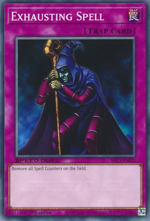 Exhausting Spell (SBC1-ENI21) - Speed Duel: Streets of Battle City 1st Edition - Premium Yugioh Single from Konami - Just $0.08! Shop now at Game Crave Tournament Store