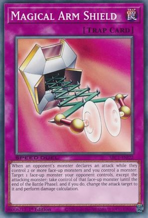 Magical Arm Shield (SBC1-ENI22) - Speed Duel: Streets of Battle City 1st Edition - Premium Yugioh Single from Konami - Just $0.25! Shop now at Game Crave Tournament Store
