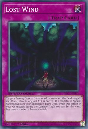 Lost Wind (SBC1-ENI31) - Speed Duel: Streets of Battle City 1st Edition - Premium Yugioh Single from Konami - Just $0.25! Shop now at Game Crave Tournament Store