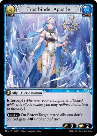Frostbinder Apostle (FRACTURED CROWN) - Premium Grand Archive Single from Fractured Crown - Just $0.25! Shop now at Game Crave Tournament Store