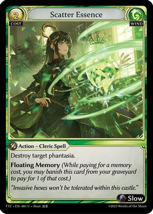 Scatter Essence (FRACTURED CROWN) - Premium Grand Archive Single from Fractured Crown - Just $0.35! Shop now at Game Crave Tournament Store