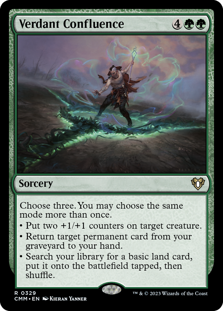 Verdant Confluence (CMM-329) - Commander Masters - Premium MTG Single from Wizards of the Coast - Just $0.08! Shop now at Game Crave Tournament Store