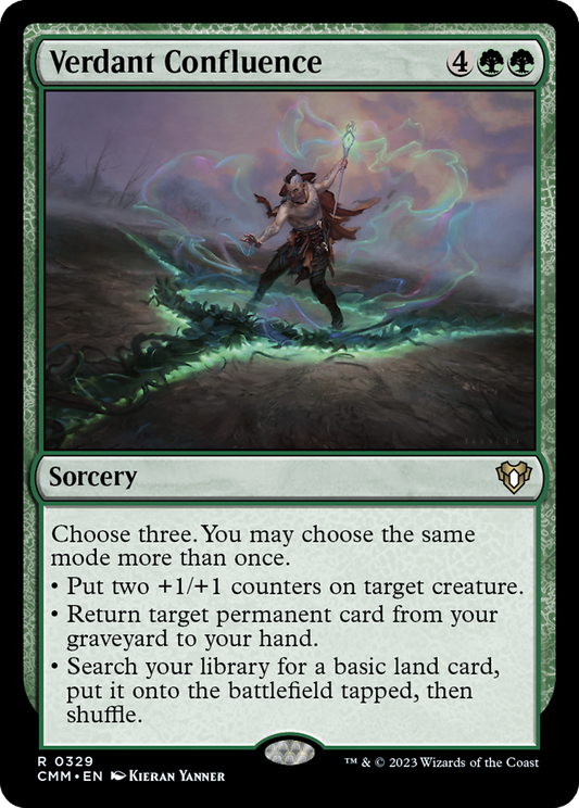 Verdant Confluence (CMM-329) - Commander Masters - Premium MTG Single from Wizards of the Coast - Just $0.08! Shop now at Game Crave Tournament Store