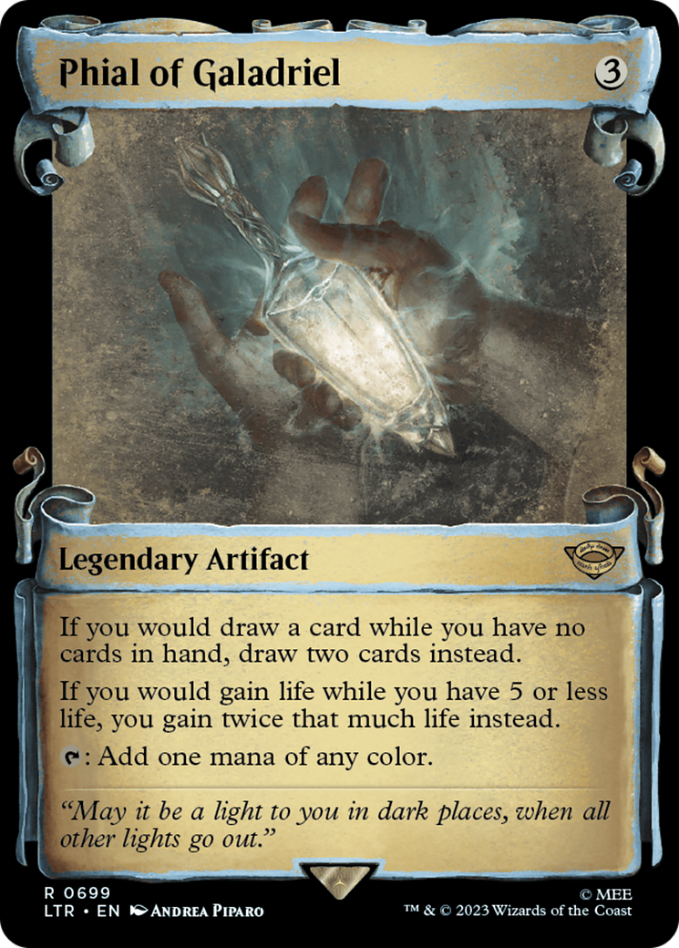 Phial of Galadriel (LTR-699) - The Lord of the Rings: Tales of Middle-earth: (Showcase) - Premium MTG Single from Wizards of the Coast - Just $0.75! Shop now at Game Crave Tournament Store
