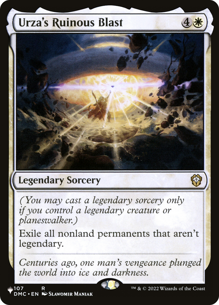 Urza's Ruinous Blast (PCTB-007) - From Cute to Brute - Premium MTG Single from Wizards of the Coast - Just $0.13! Shop now at Game Crave Tournament Store