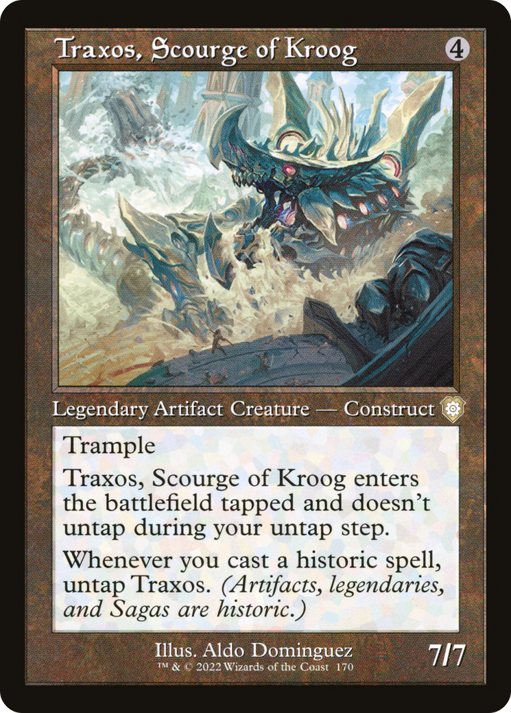 Traxos, Scourge of Kroog (BRC-170) - The Brothers' War Commander - Premium MTG Single from Wizards of the Coast - Just $0.08! Shop now at Game Crave Tournament Store