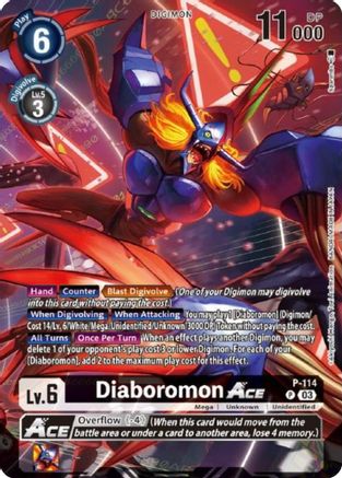 Diaboromon Ace - P-114 (Tamer Goods Set Diaboromon) (P-114) - Digimon Promotion Cards Foil - Premium Digimon Single from Bandai - Just $6.36! Shop now at Game Crave Tournament Store