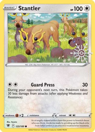 Stantler - 125/189 (Holiday Calendar) 125 - Miscellaneous Cards & Products Holofoil - Premium Pokemon Single from Nintendo - Just $0.26! Shop now at Game Crave Tournament Store