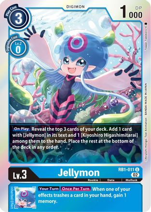 Jellymon (RB1-011) - Resurgence Booster Foil - Premium Digimon Single from Bandai - Just $0.25! Shop now at Game Crave Tournament Store