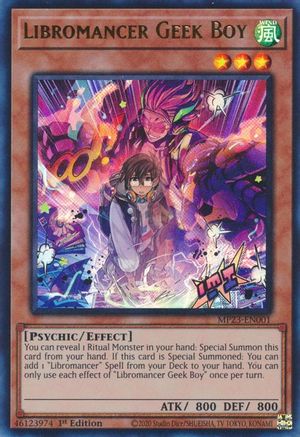 Libromancer Geek Boy (MP23-EN001) - 25th Anniversary Tin: Dueling Heroes Mega Pack 1st Edition - Premium Yugioh Single from Konami - Just $0.08! Shop now at Game Crave Tournament Store