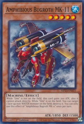 Amphibious Bugroth MK-11 (MP23-EN075) - 25th Anniversary Tin: Dueling Heroes Mega Pack 1st Edition - Premium Yugioh Single from Konami - Just $0.25! Shop now at Game Crave Tournament Store