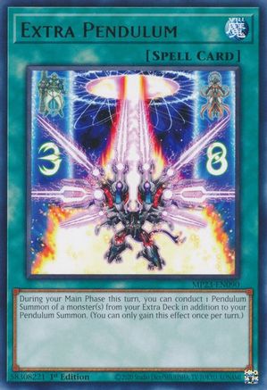 Extra Pendulum (MP23-EN090) - 25th Anniversary Tin: Dueling Heroes Mega Pack 1st Edition - Premium Yugioh Single from Konami - Just $0.25! Shop now at Game Crave Tournament Store