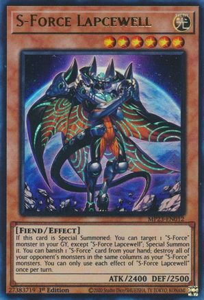 S-Force Lapcewell (MP23-EN012) - 25th Anniversary Tin: Dueling Heroes Mega Pack 1st Edition - Premium Yugioh Single from Konami - Just $0.25! Shop now at Game Crave Tournament Store