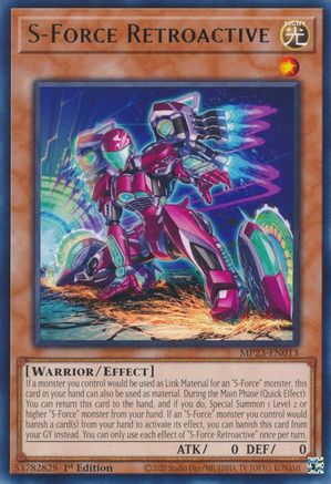 S-Force Retroactive (MP23-EN013) - 25th Anniversary Tin: Dueling Heroes Mega Pack 1st Edition - Premium Yugioh Single from Konami - Just $0.25! Shop now at Game Crave Tournament Store