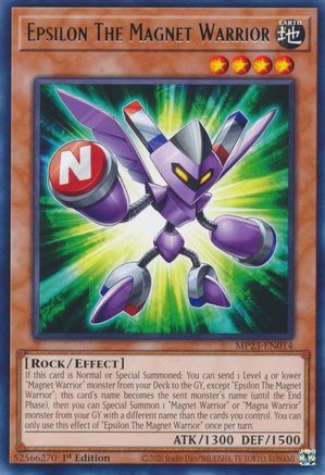 Epsilon The Magnet Warrior (MP23-EN014) - 25th Anniversary Tin: Dueling Heroes Mega Pack 1st Edition - Premium Yugioh Single from Konami - Just $0.25! Shop now at Game Crave Tournament Store