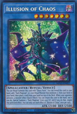 Illusion of Chaos (MP23-EN017) - 25th Anniversary Tin: Dueling Heroes Mega Pack 1st Edition - Premium Yugioh Single from Konami - Just $0.46! Shop now at Game Crave Tournament Store